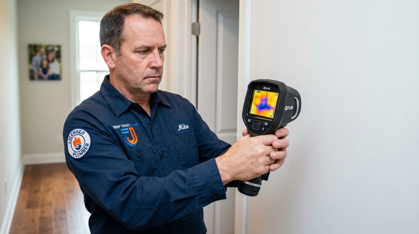 Thermal imaging leak detection by Johns Plumbing LLC in Floral Park